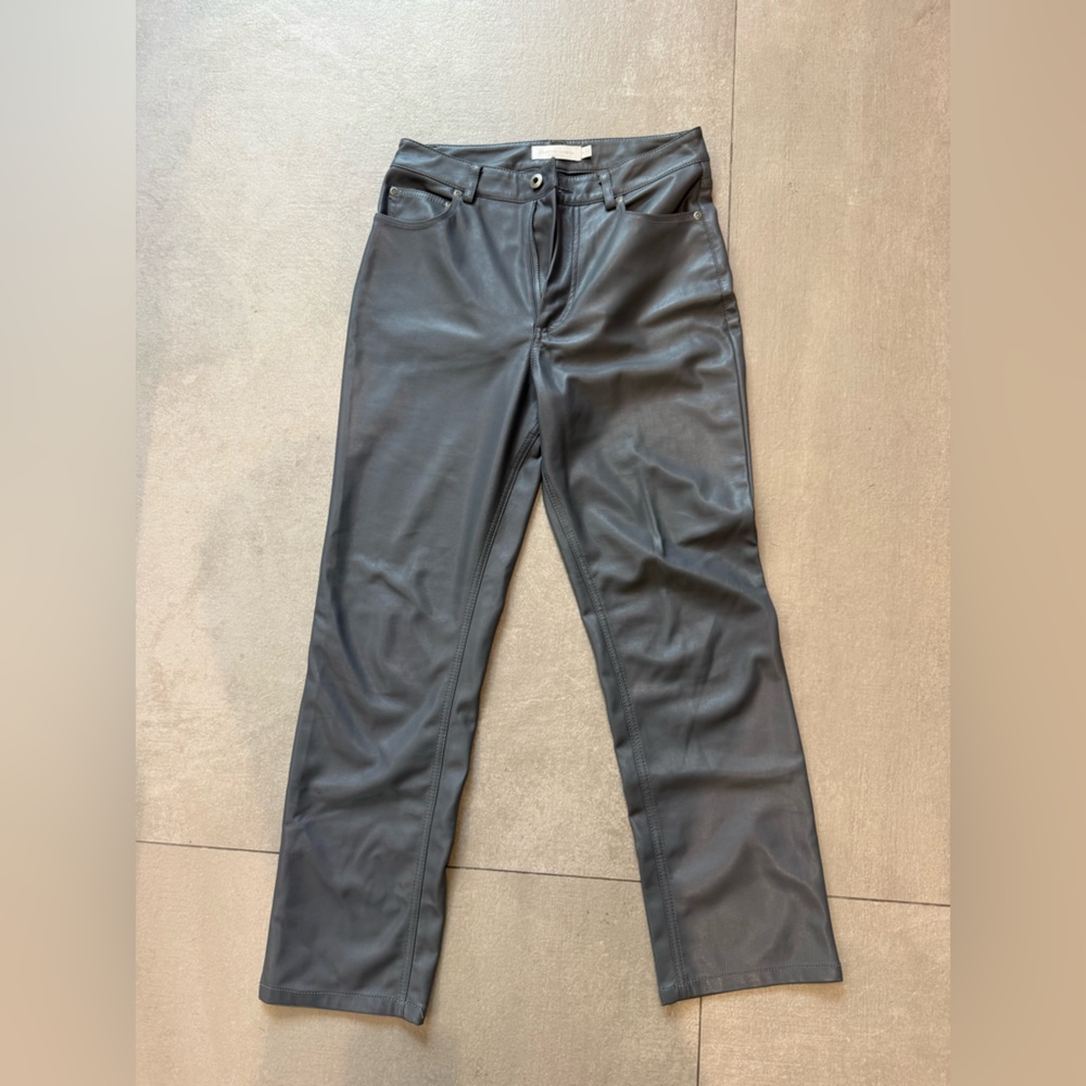 Women’s Black Leather Pants